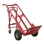 Sealey 3-in-1 Sack Truck with Pneumatic Tyres 250kg Capacity