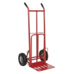 Sealey Folding Sack Truck with Pneumatic Tyres 250kg Capacity