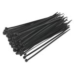 Sealey Cable Tie 150 x 3.6mm, Black - Pack of 100