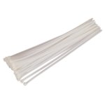 Sealey Cable Tie 450 x 7.6mm, White - Pack of 50