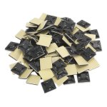 Sealey Self-Adhesive Cable Tie Mount 30 x 30mm, Black - Pack of 100