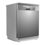 Sealey Baridi Freestanding Dishwasher, Full Size, Standard 60cm Wide with 14 Place Settings, 8 Programs & 5 Functions, LED Display, Silver