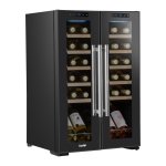 Sealey Baridi 24 Bottle Dual Zone Wine Fridge & Cooler