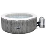 Sealey Dellonda 2-4 Person Inflatable Hot Tub/Spa with Smart Pump - Wood Effect