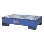 Sealey Steel Barrel Bund/Spill Pallet 1340 x 800 x 335mm