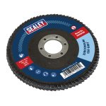 Sealey Flap Disc Zirconium Ø100mm Ø16mm Bore 120Grit