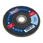 Sealey 100mm Zirconium Flap Disc 40Grit 16mm Bore