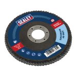 Sealey 115mm Zirconium Flap Disc 40Grit 22mm Bore