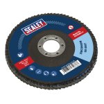 Sealey 125mm Zirconium Flap Disc 60Grit 22mm Bore