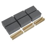 Sealey Worksafe® 50 x 50 x 100mm Floor Grinding Block 60Grit - Pack of 6