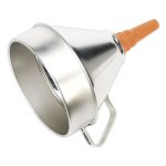 Sealey Metal Funnel with Filter 200mm