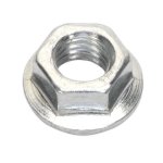 Sealey Zinc Plated Serrated Flange Nut M5 - Pack of 100