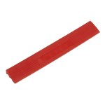 Sealey Polypropylene Floor Tile Edge 400 x 60mm, Red Male - Pack of 6