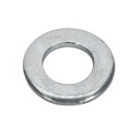 Sealey Zinc Plated Form A Flat Washer M4 x 9mm, DIN 125 - Pack of 100