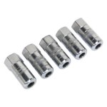 Sealey 4-Jaw Heavy-Duty Hydraulic Connector 1/8"BSP - Pack of 5