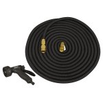 Sealey Ø17mm Expandable Garden Hose Black 30m Premium