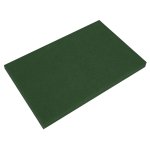 Sealey Worksafe® Green Scrubber Pads 12 x 18 x 1" - Pack of 5