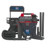 Sealey Garage Vacuum with Remote Control 1500W - Wall Mounting