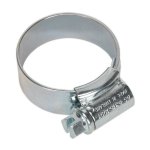 Sealey HI-GRIP® Zinc Plated Hose Clip 22-30mm - Pack of 20