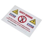 Sealey Hybrid/Electric Vehicle Warning Sign