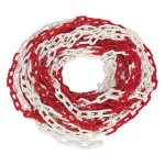 Sealey Plastic Chain 25m x 6mm - Red/White