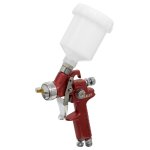 Sealey Workshop Series HVLP Gravity Feed Touch-Up Spray Gun 0.8mm Set-Up