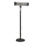 Sealey High Efficiency Carbon Fibre Infrared Patio Heater with Telescopic Floor Stand 1800W/230V