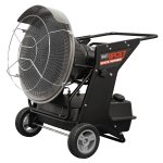 Sealey Space Warmer® Infrared Kerosene/Diesel Heater with Wheels 136,000Btu/hr