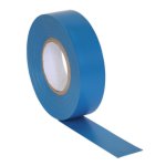 Sealey PVC Insulating Tape 19mm x 20m, Blue - Pack of 10