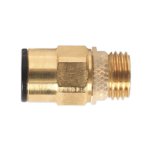 Sealey John Guest® Speedfit® Brass SuperThread Straight Adaptor 8mm x 1/4"BSP - Pack of 2