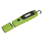 Sealey Rechargeable 360° Inspection Lamp 4W & 3W SMD LED - Green