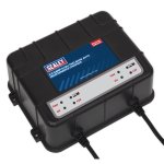 Sealey 6/12V 2 Bank Auto Maintenance Charger 10A (2 x 5A)