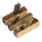 Sealey Mini Brass Plane Set 3pc