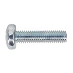 Sealey Zinc Plated Pan Head Pozi Machine Screw M5 x 20mm, DIN 7985Z - Pack of 100