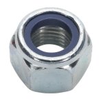 Sealey Zinc Plated Nylon Locknut M16, DIN 982 - Pack of 25