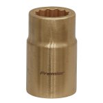 Sealey Premier Non-Sparking Socket 1/2"Sq Drive 15mm