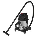 Sealey Vacuum Cleaner (Low Noise) Wet & Dry 20L 1000W/230V