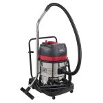 Sealey 60L Vacuum Cleaner Wet & Dry Stainless Steel Drum 2400W/230V