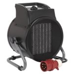 Sealey Industrial PTC Fan Heater 5000W 415V, 3ph