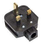 Sealey 13A Heavy-Duty Plug - Black