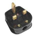 Sealey 13A Plug - Black