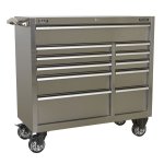 Sealey Premier Heavy-Duty Extra-Wide Rollcab 11 Drawer 1055mm - Stainless Steel