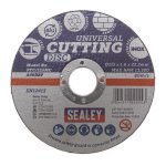 Sealey 115 x 1.6mm Universal Cutting Disc 22.2mm Bore