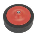 Sealey 150 x 50mm Buffing & Polishing Foam Head M14 x 2mm - Black/Soft