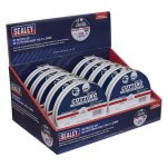 Sealey 115 x 1.2mm Cutting Discs, Packs of 10 - Display Box 10