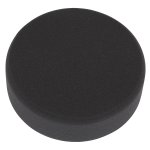 Sealey Hook-and-Loop Buffing & Polishing Foam Head 150 x 50mm - Black/Soft