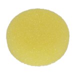 Sealey Hook-and-Loop Buffing & Polishing Foam Head 80 x 25mm - Yellow/Coarse