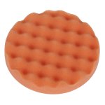 Sealey Hook-and-Loop Buffing & Polishing Foam Head 150 x 25mm - Orange/Firm