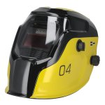 Sealey Auto Darkening Welding Helmet Shade 9-13 - Yellow