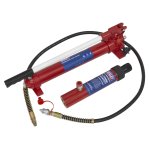 Sealey Snap Push Ram with Pump & Hose Assembly 10 Tonne